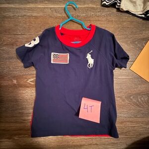 Polo Ralph Lauren Short Sleeve Boys Shirt Big Pony Size 4T